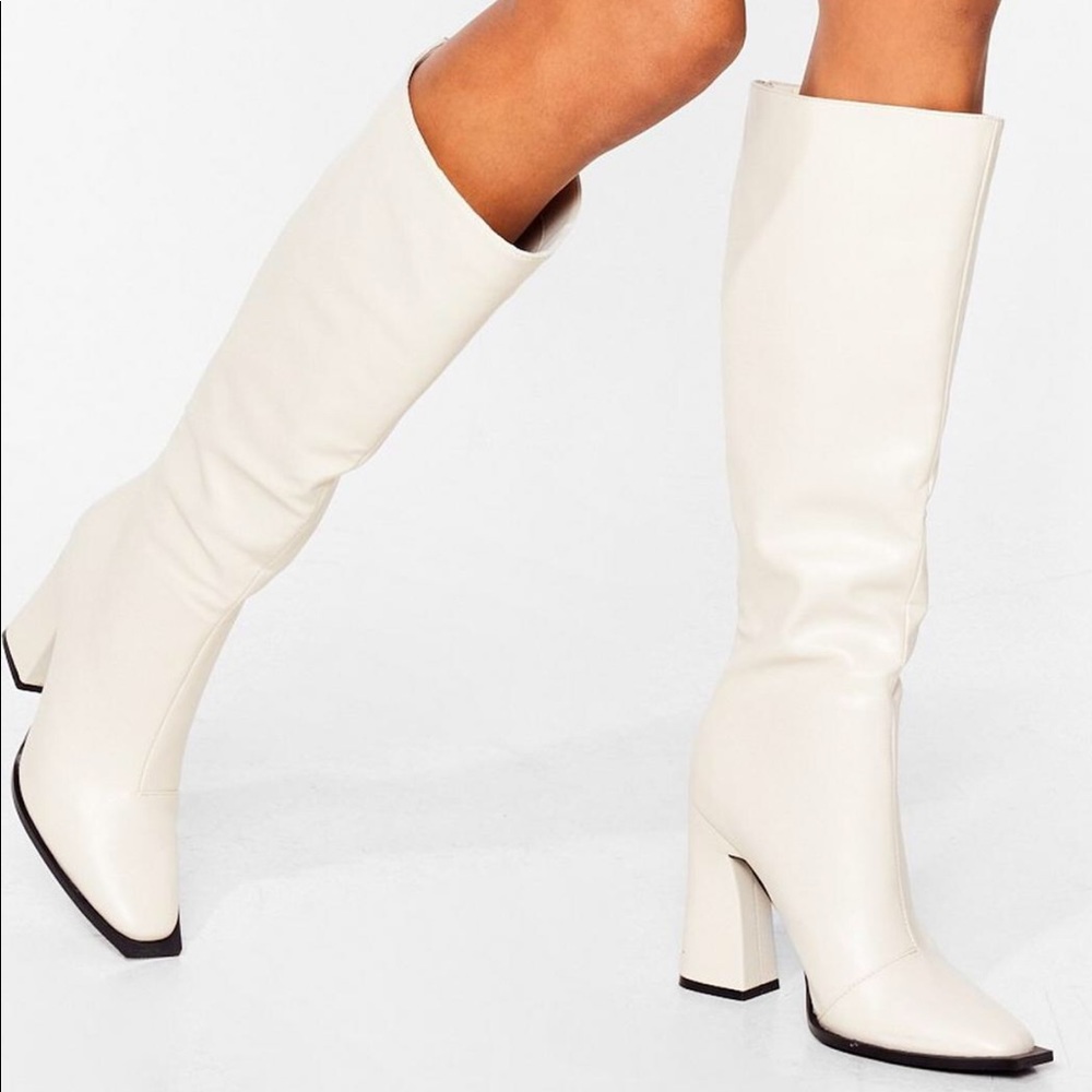 High knee boots